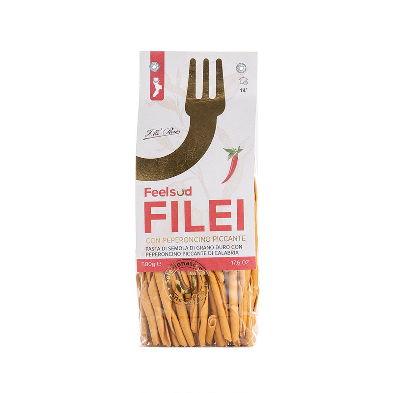 Makaronai su aitriąja paprika iš Kalabrijos
