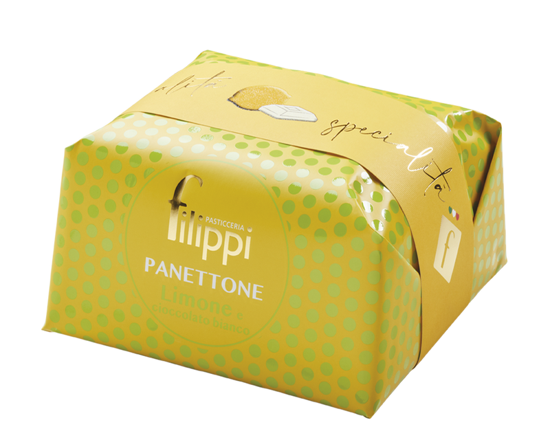 Itališkas kalėdinis pyragas su cukruotomis citrinų žievelėmis ir baltuoju šokoladu - Panettone al Limone.