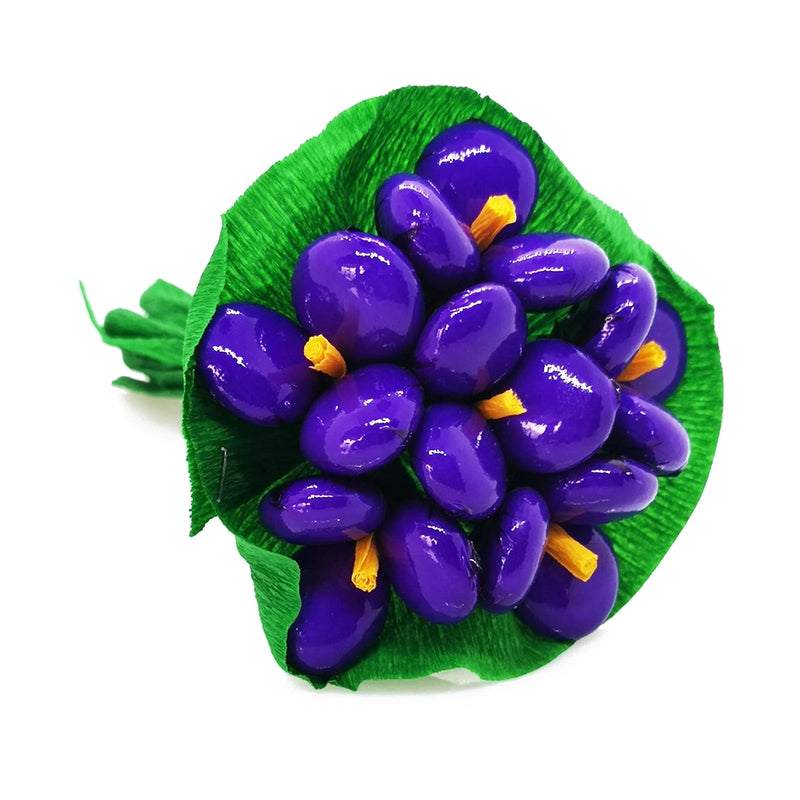 Saldainių puokštelė - Violeta
