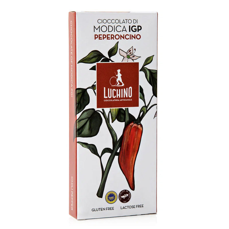 Juodasis šokoladas su aitriąja paprika Modica IGP